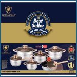 Kaisa Villa 12pcs Cookwear Set (KV-6618)/কাইসা ভিলা ১২ পিস কুকওয়্যার সেট (কেভি-৬৬১৮)