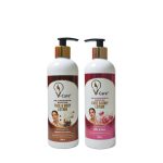V Care+ Face & Body Lotion Milk & Rose 500ml (UAE)